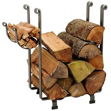 Enclume Rectangular Log Rack  Hammered Steel - B00063QNXY